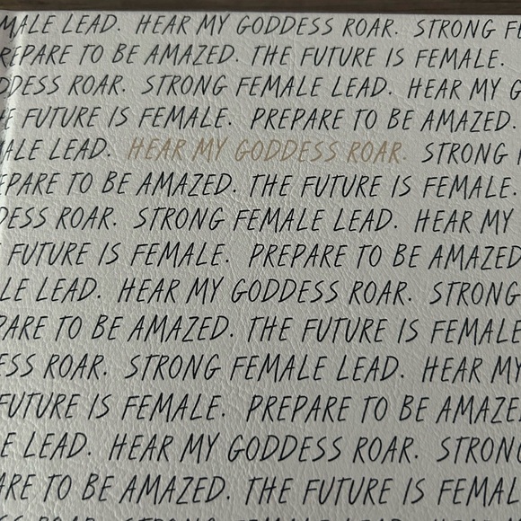 Gartner Studios Empowering Female Inspirational Blank Lined Journal 5.75 x 8.13 - Picture 4 of 6